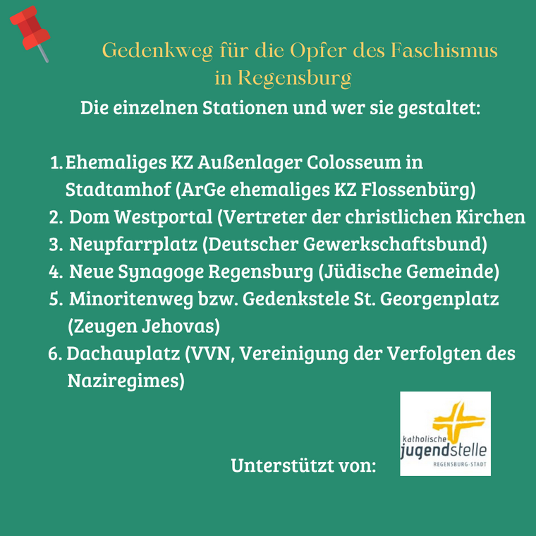 Wegbeschreibung Gedenkweg 2026