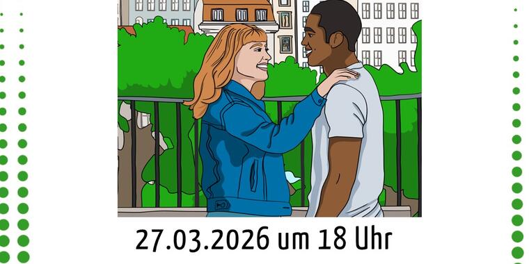 Ein Mann und eine Frau Arm in Arm. Einladung zum Ökumenischen Jugendkreuzweg