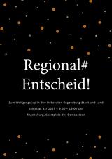Einladungskarte Regionalentscheid zum Wolfgangscup Dekanate Regensburg-Stadt und Land 2023