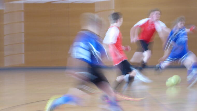 Ballscene in der Halle